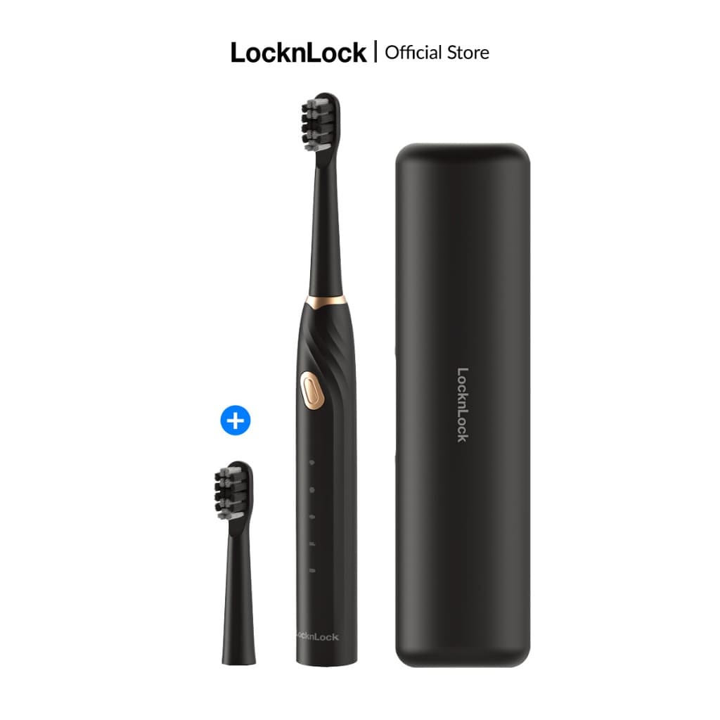 Bàn chải điện Lock&Lock Sonic Electric Toothbrush 35,000 VPM 5 chế độ ENR321BLK